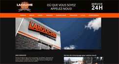 Desktop Screenshot of laroucheremorquage.com